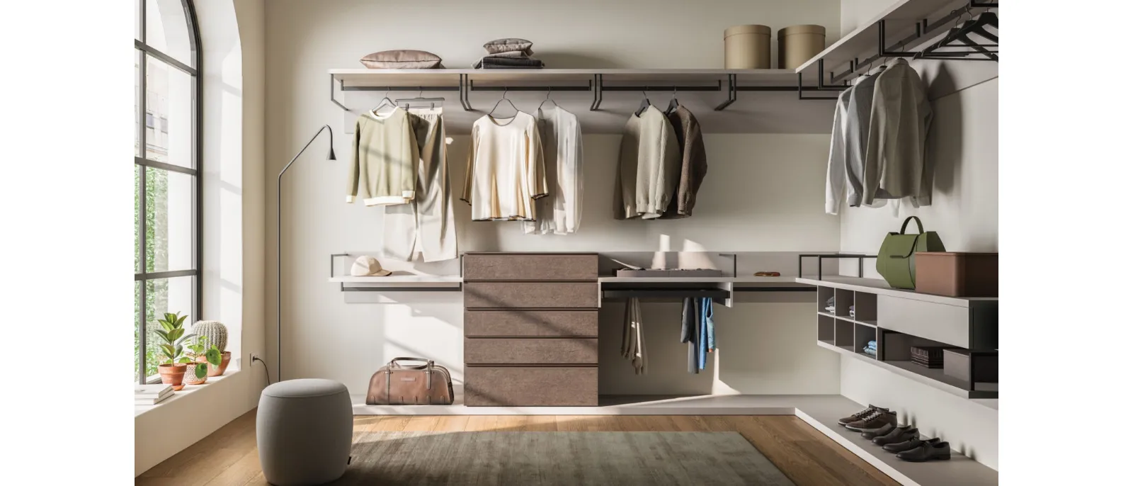 Alea 50 walk-in closet by Orme