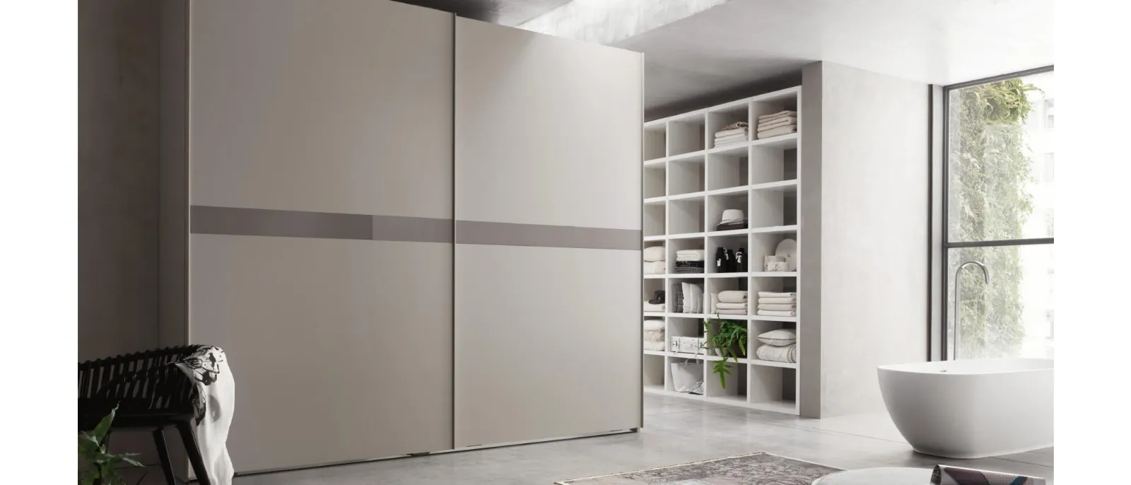 Fast is a new door system for wardrobes by Maronese with an