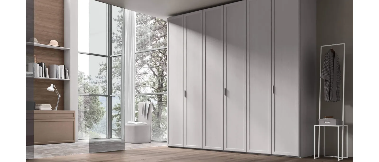 Gardenia is a wardrobe system that combines the elegance and tradition of traditional