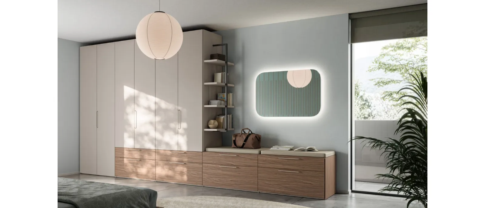 Wardrobe with swing door Smooth M 32 36 by Orme