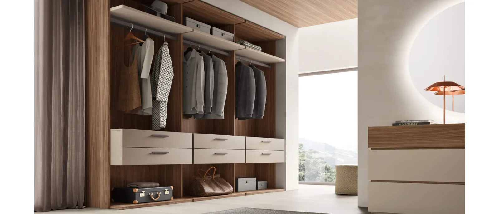 The Maronese wardrobe is a system of mobile and