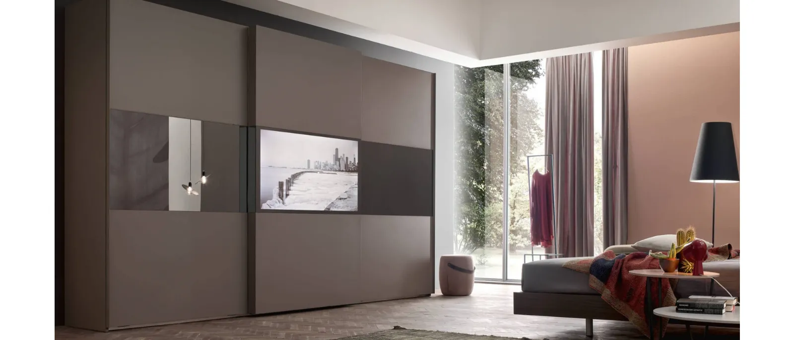 TV unit with wardrobe. The PlanBlog3 design by Paolo