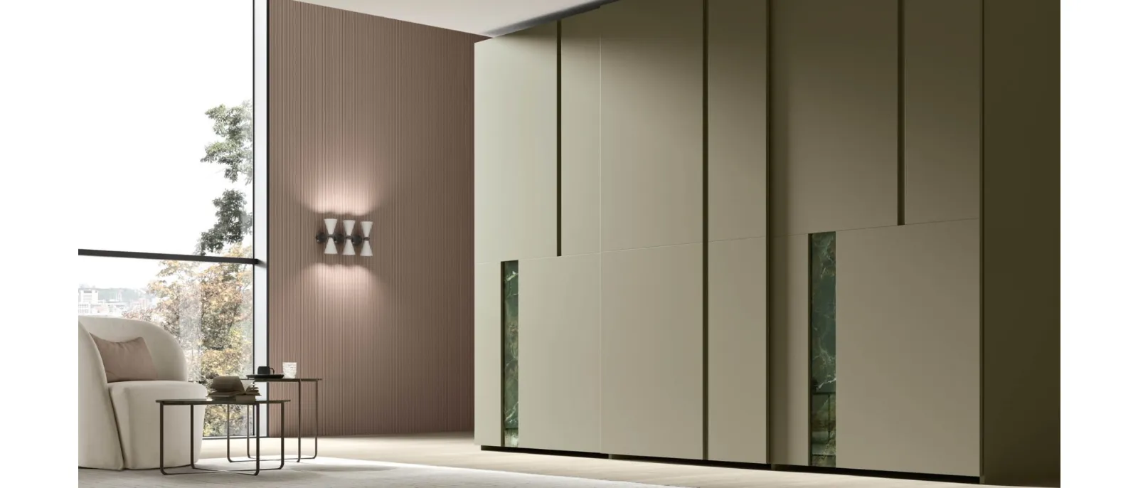 The folding door wardrobes are available with the sliding doors or opening doors