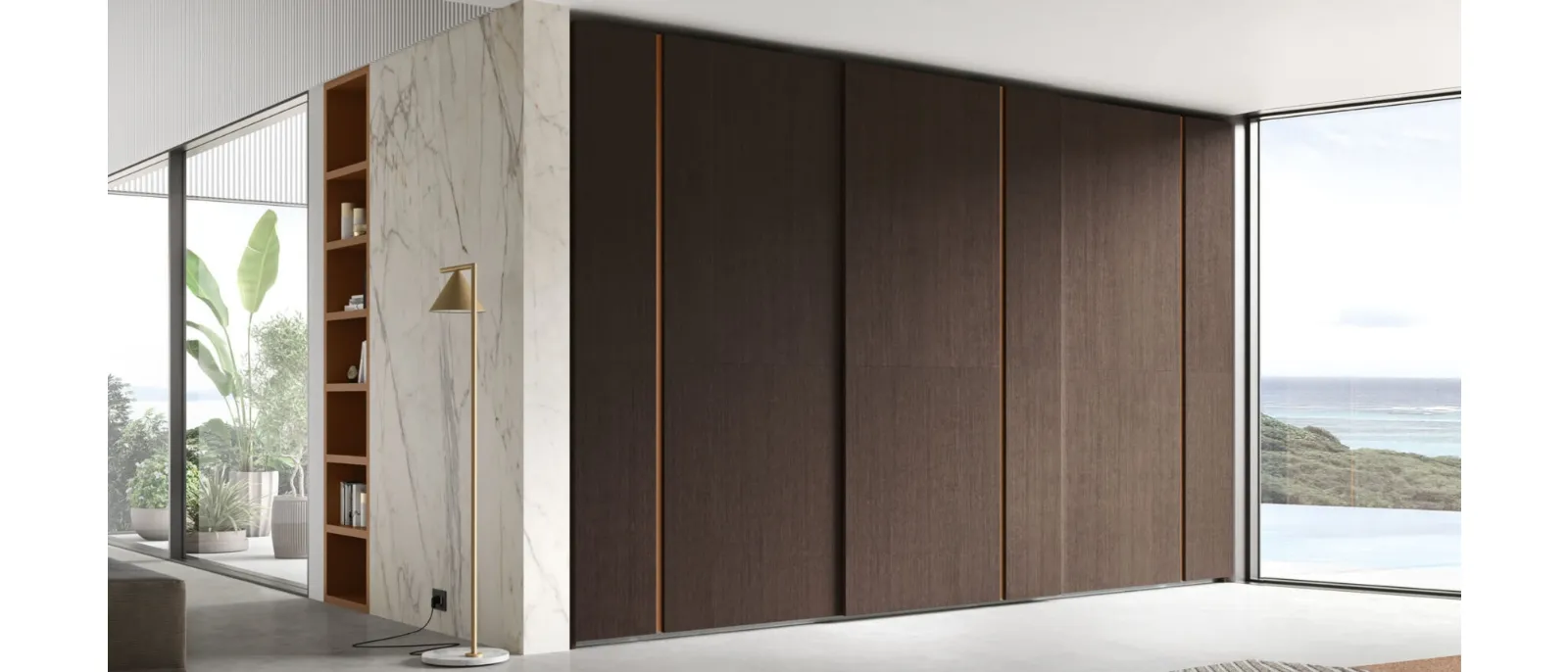 Vario wardrobe from the Italian designer Roberto Minnucci for Maronese features